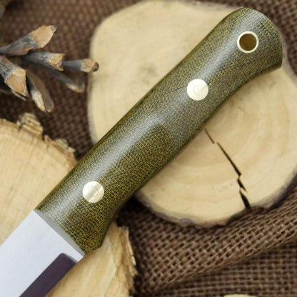 Classic: Green Canvas & Brown Linen - Adventure Sworn Bushcraft Co.