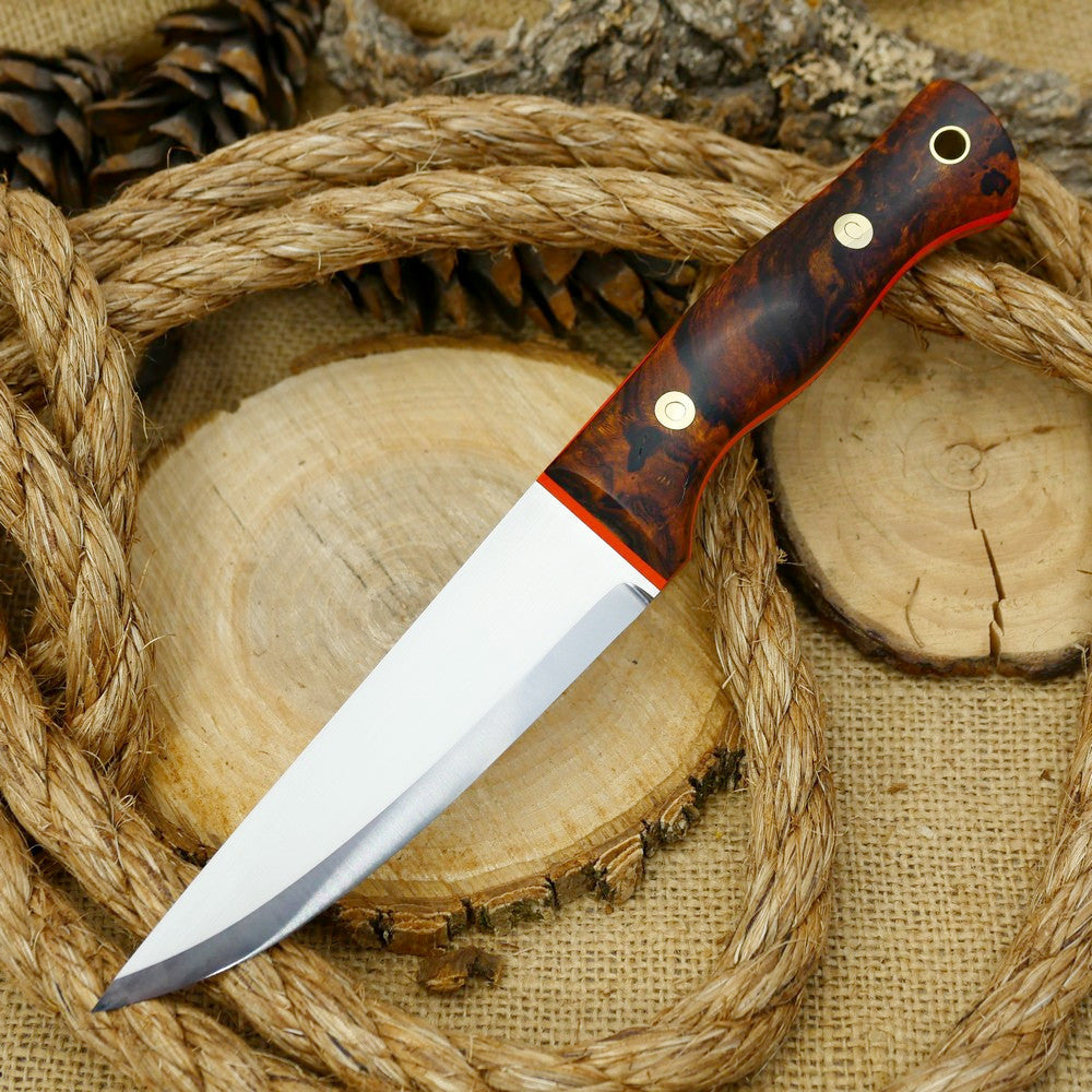 Tradesman: Ironwood Burl & Orange G10