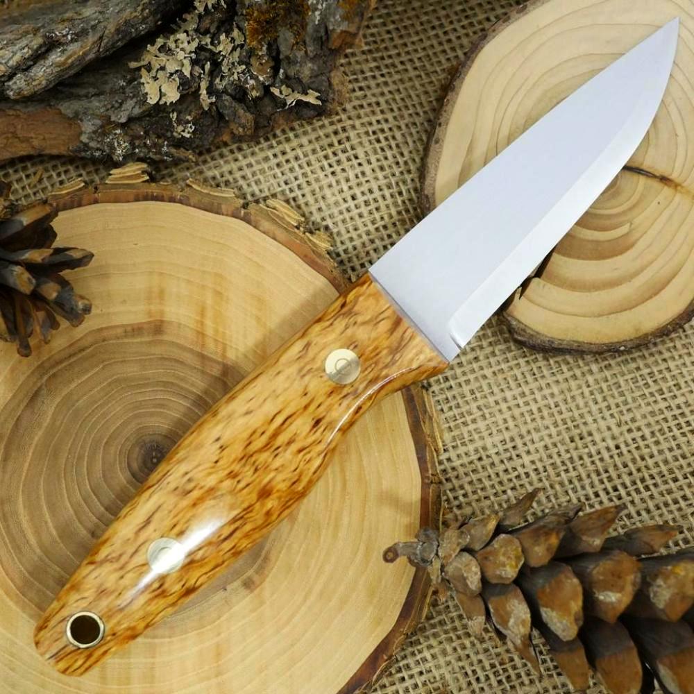 Woodsman: Karelian Birch & Brown Linen