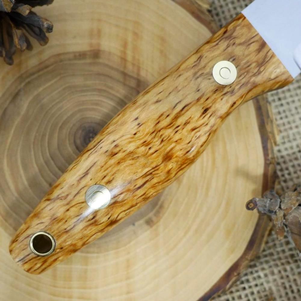 Woodsman: Karelian Birch & Brown Linen