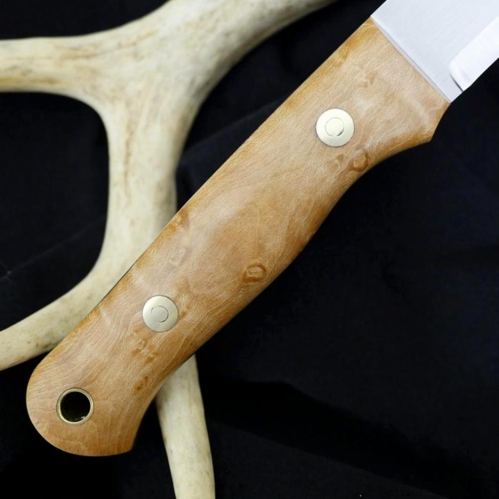 Classic: Birdseye Maple & Forest Green G10 - Adventure Sworn Bushcraft Co.