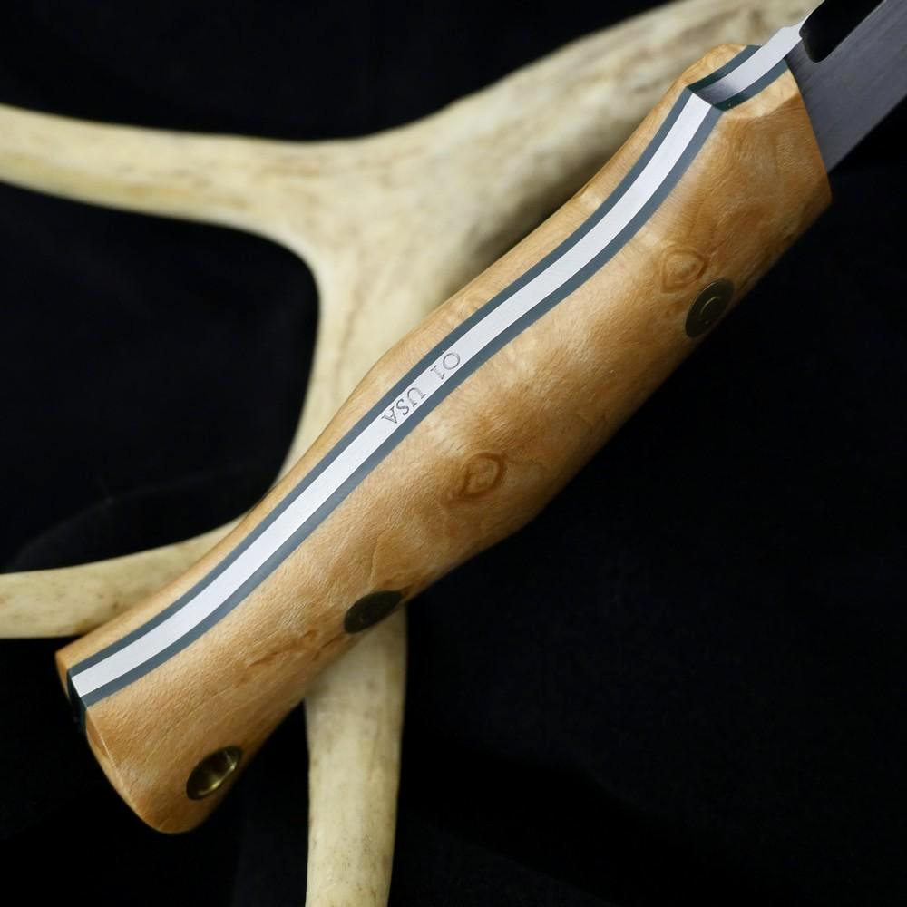 Classic: Birdseye Maple & Forest Green G10 - Adventure Sworn Bushcraft Co.