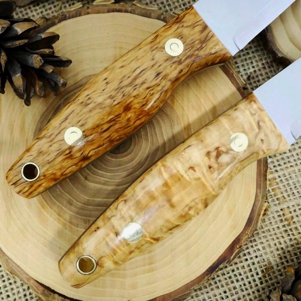 Woodsman: Karelian Birch & Brown Linen