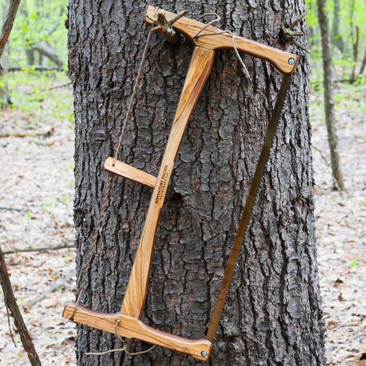 Custom Bucksaw: Olivewood Veneer - Adventure Sworn Bushcraft Co.