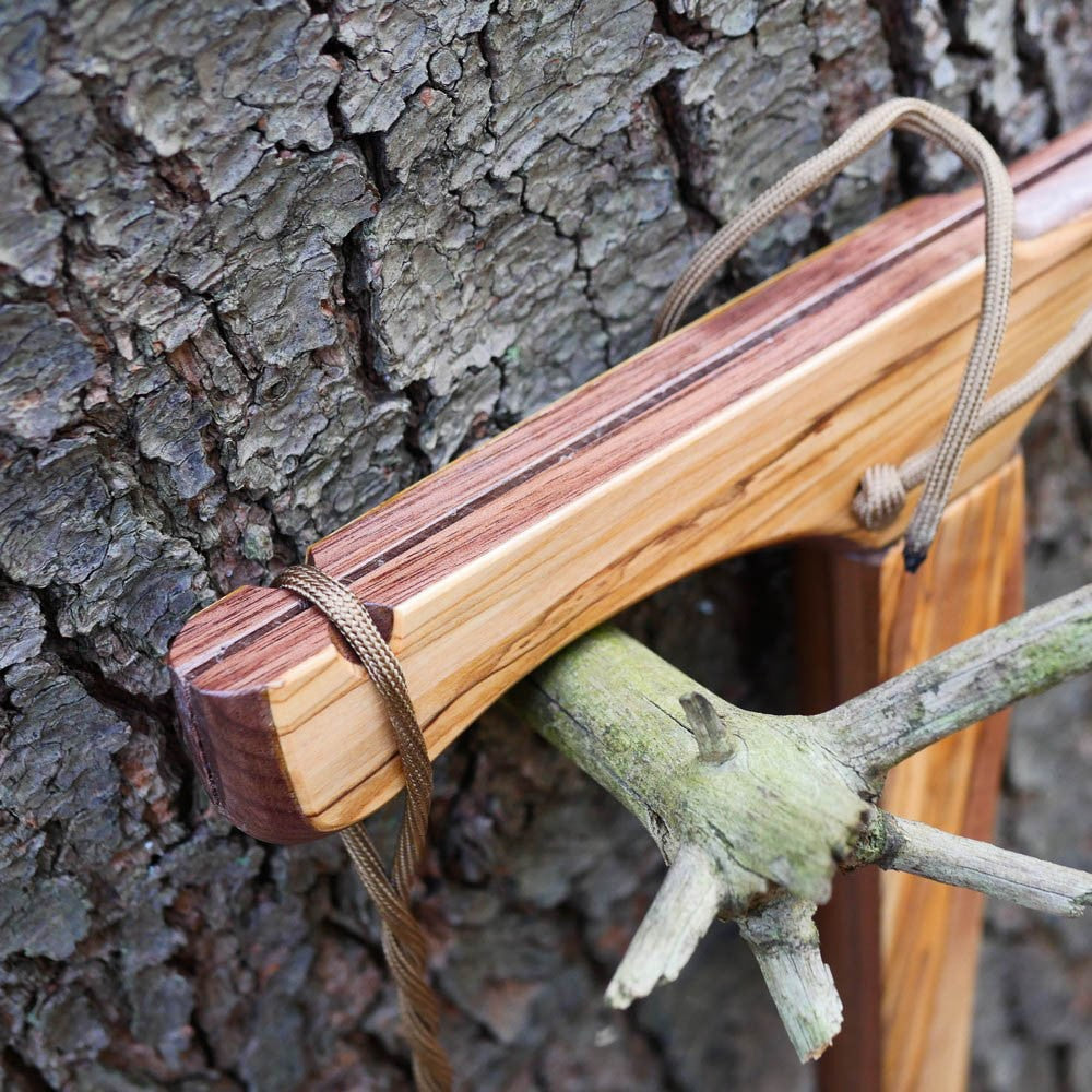 Custom Bucksaw: Olivewood Veneer - Adventure Sworn Bushcraft Co.