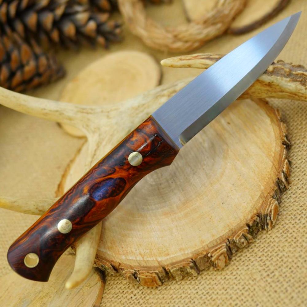 Classic: Ironwood Burl & Orange Translucent Liners - Adventure Sworn Bushcraft Co.