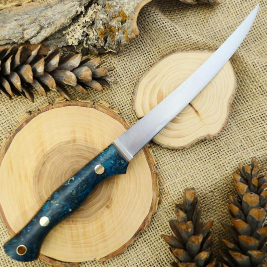 Fisherman: Blue Box Elder & Natural Canvas - Adventure Sworn Bushcraft Co.