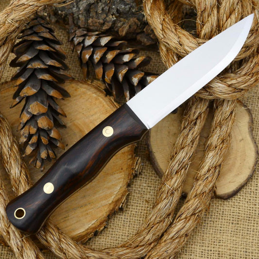 Explorer: CPM 3V Ironwood & Black - Adventure Sworn Bushcraft Co.