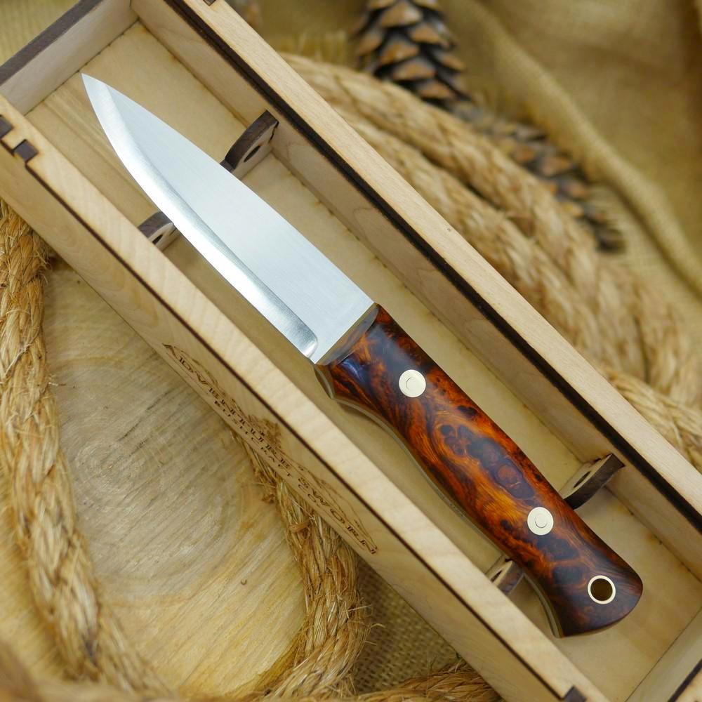 Classic: Ironwood Burl & Orange Translucent Liners - Adventure Sworn Bushcraft Co.
