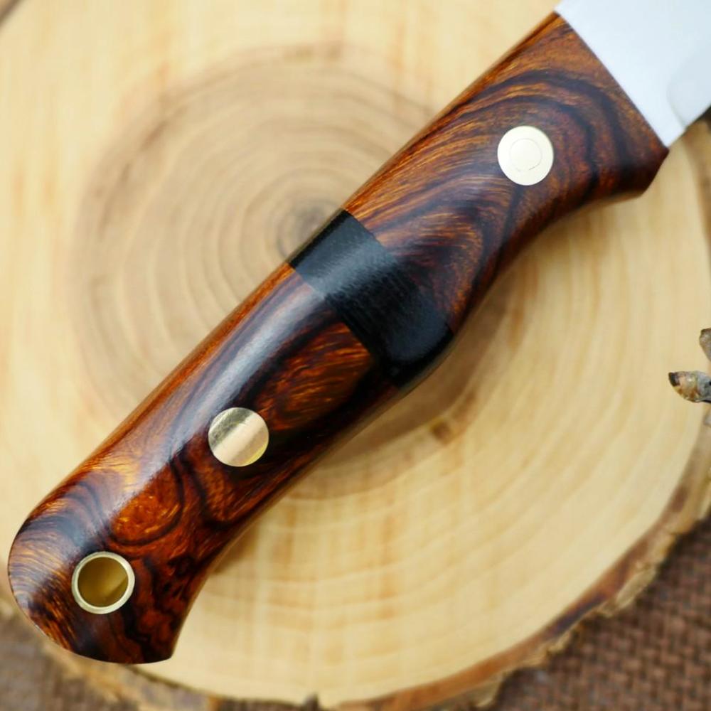 Classic: Ironwood Burl & Black Canvas - Adventure Sworn Bushcraft Co.