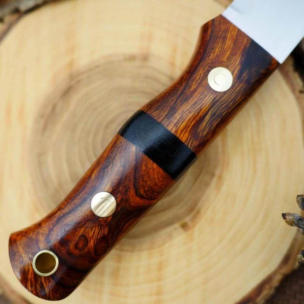 Classic: Ironwood Burl & Black Canvas - Adventure Sworn Bushcraft Co.