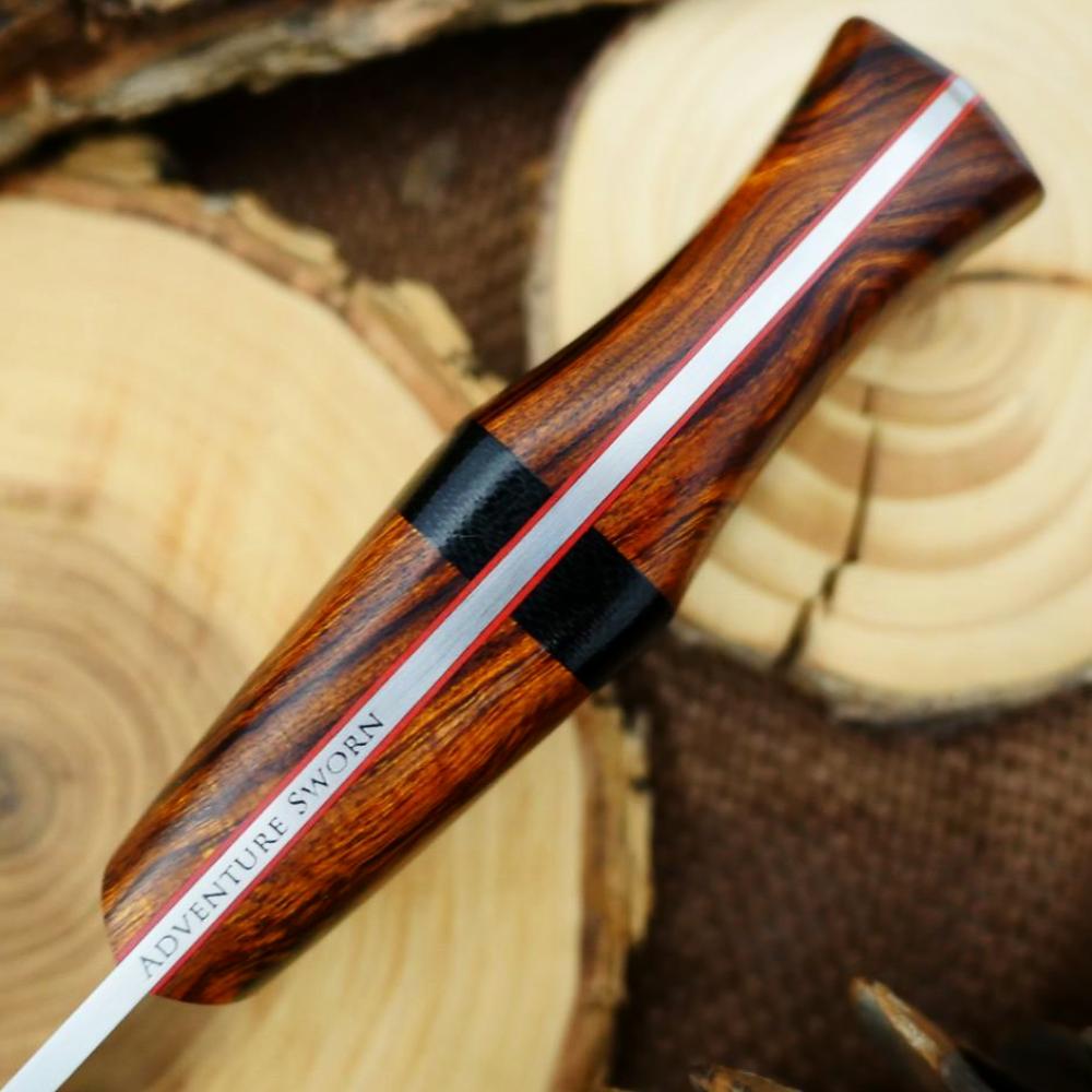 Classic: Ironwood Burl & Black Canvas - Adventure Sworn Bushcraft Co.