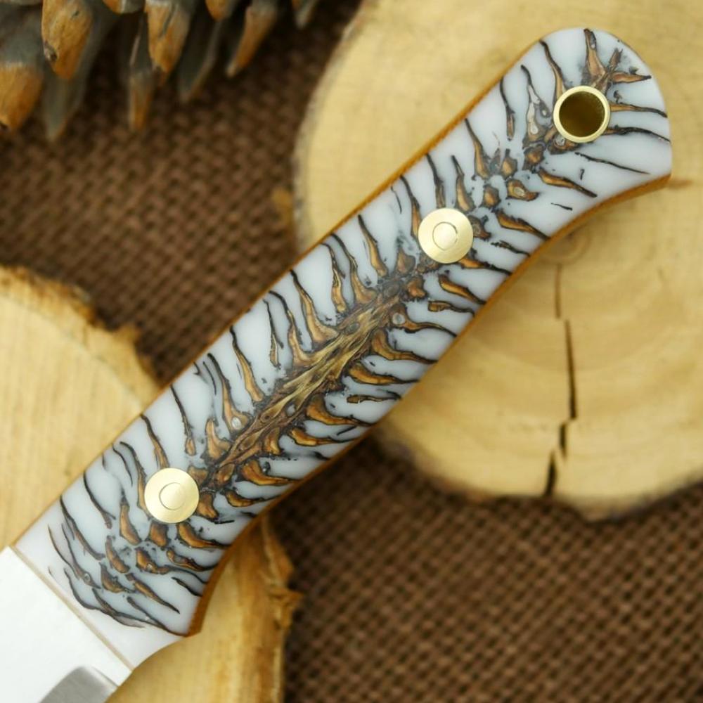 Classic: White Cast Pine Cone & Natural Canvas - Adventure Sworn Bushcraft Co.