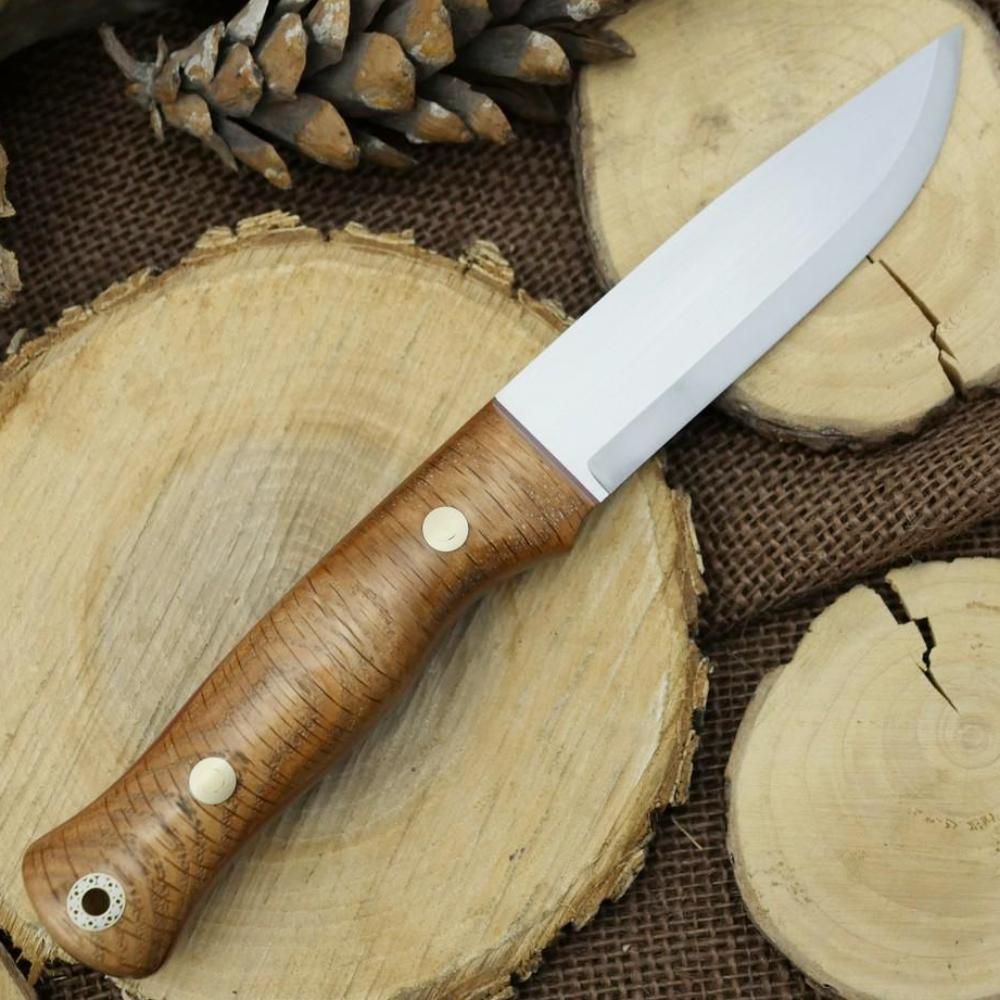 CPM 3V Explorer: Red Oak & Matching Firesteel - Adventure Sworn Bushcraft Co.