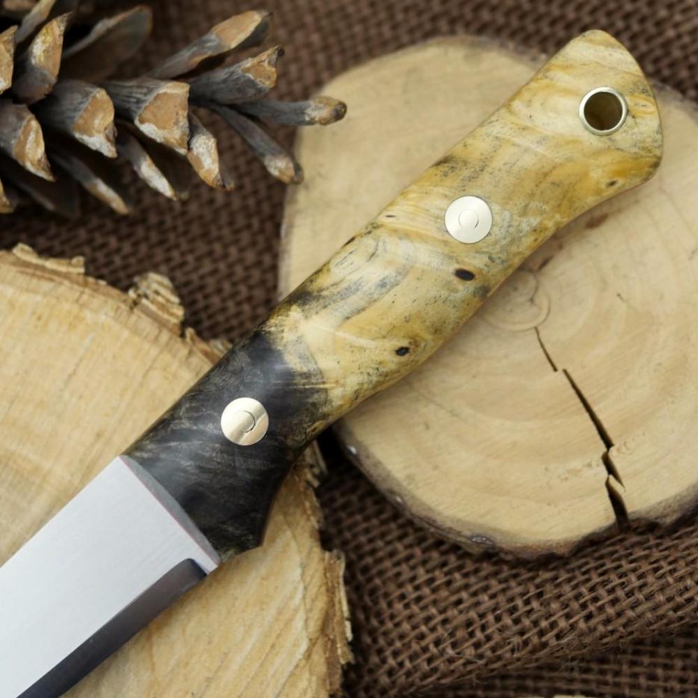 In Stock Voyageur: Buckeye Burl & Red - Adventure Sworn Bushcraft Co.