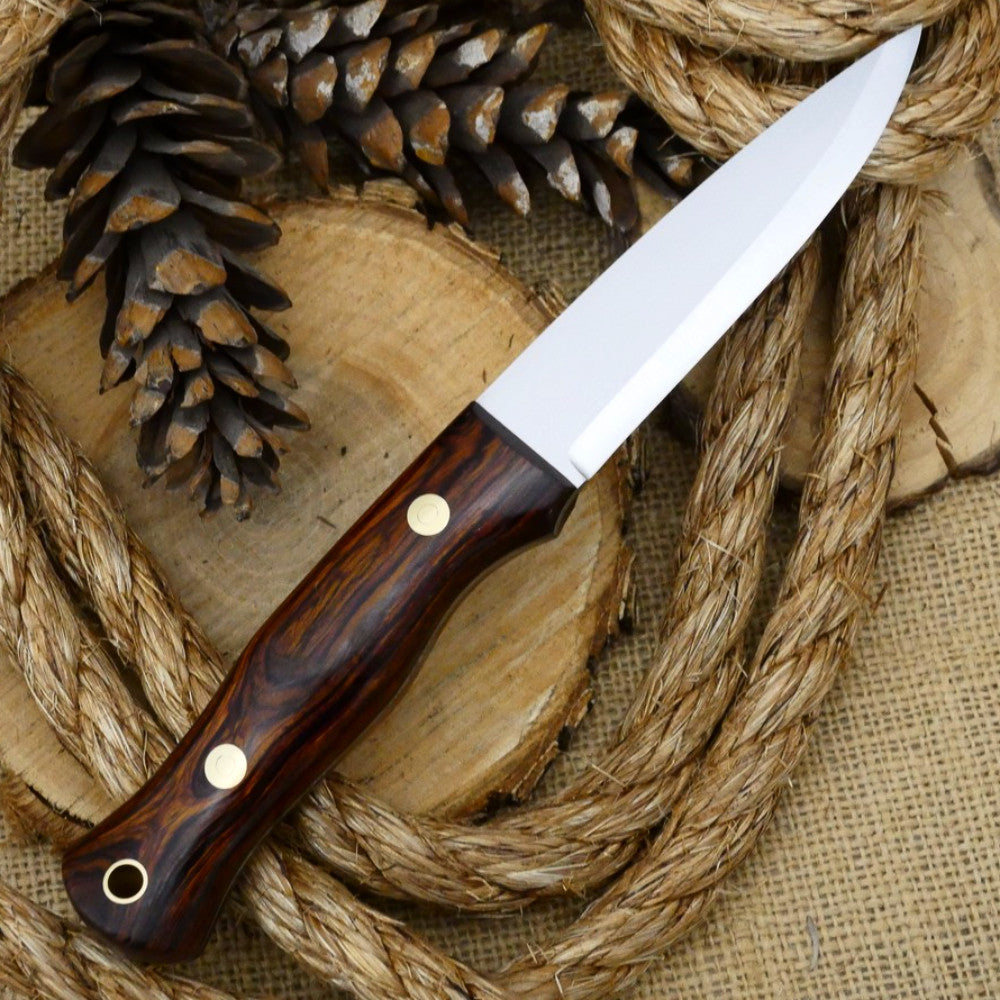 Mountaineer: 1/8 CPM 3V, Tapered, Ironwood
