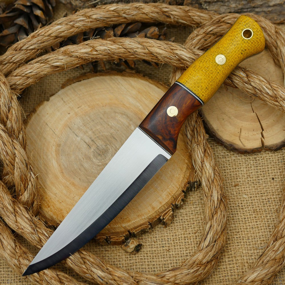 2ND: Tradesman: Ironwood & Yellow Burlap - Adventure Sworn Bushcraft Co.
