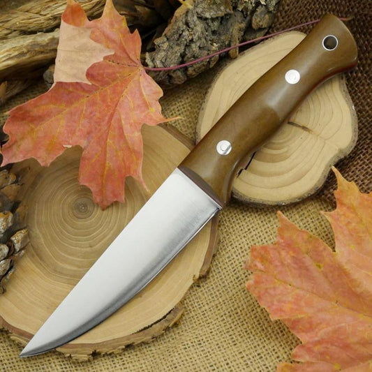 Tradesman: Earth Brown Richlite & Red Linen