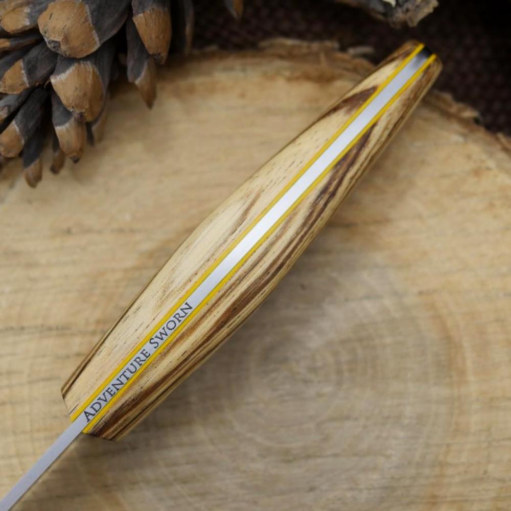 In Stock Hiker: Zebrawood & Yellow - Adventure Sworn Bushcraft Co.