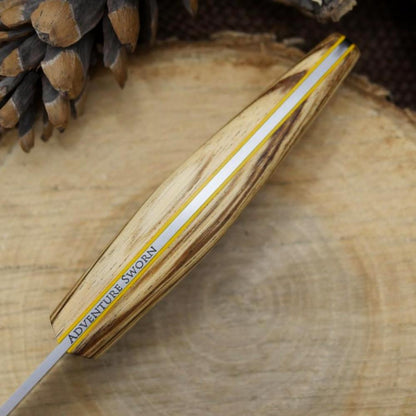 In Stock Hiker: Zebrawood & Yellow - Adventure Sworn Bushcraft Co.