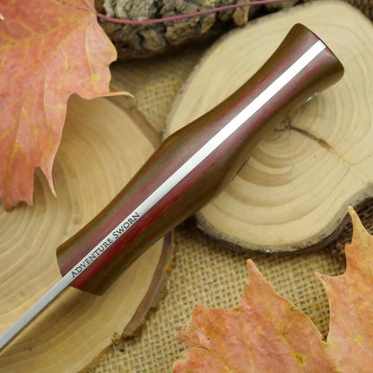Tradesman: Earth Brown Richlite & Red Linen