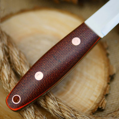Woodsman: Terracotta Burlap, Green Canvas & Hunter Orange - Adventure Sworn Bushcraft Co.