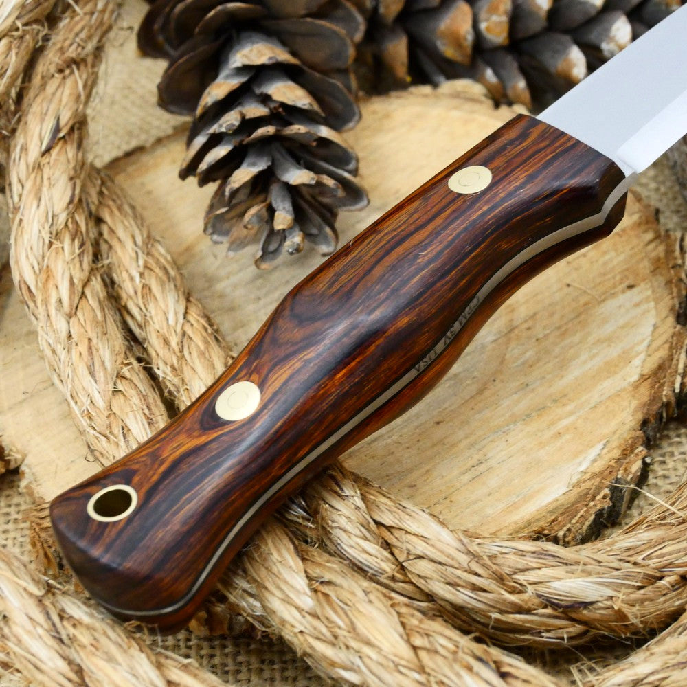 Mountaineer: 1/8 CPM 3V, Tapered, Ironwood