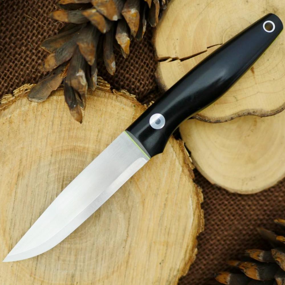 Hiker: Black Richlite & Toxic Green G10 - Adventure Sworn Bushcraft Co.