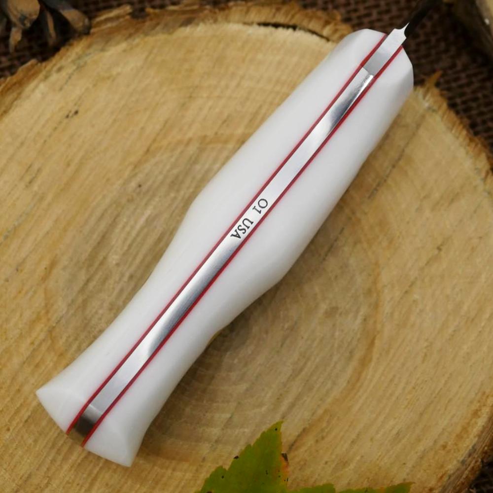 Classic: White Corian & Red - Adventure Sworn Bushcraft Co.