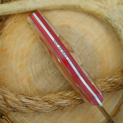 Hiker: Ram's Horn & Red Linen - Adventure Sworn Bushcraft Co.