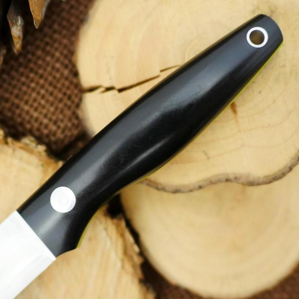Hiker: Black Richlite & Toxic Green G10 - Adventure Sworn Bushcraft Co.