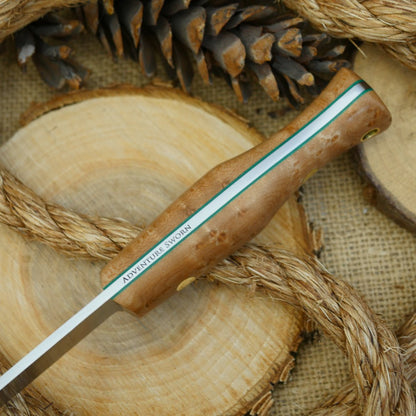 Explorer: Birdseye Maple & Kelly Green - Adventure Sworn Bushcraft Co.