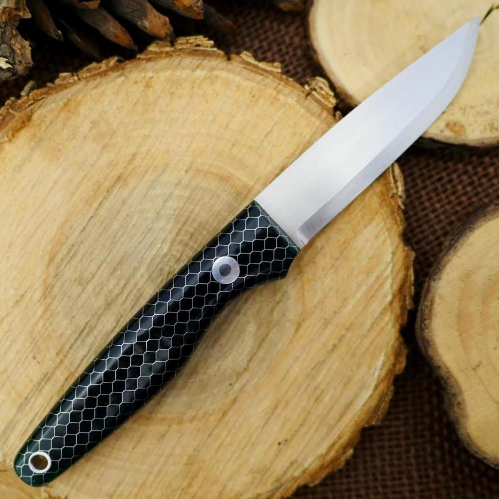 CPM 3V Hiker: Green C-tek & Black - Adventure Sworn Bushcraft Co.