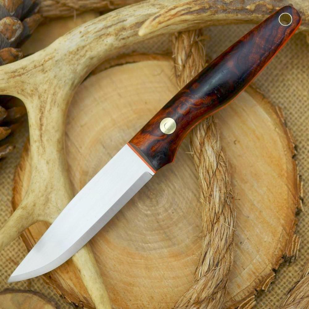 Hiker: Ironwood Burl & Orange Acrylic - Adventure Sworn Bushcraft Co.