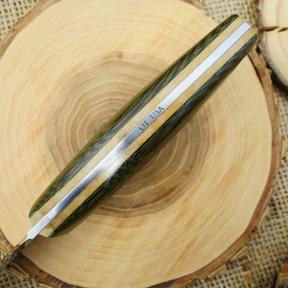 Woodsman: Green Canvas & Richlite