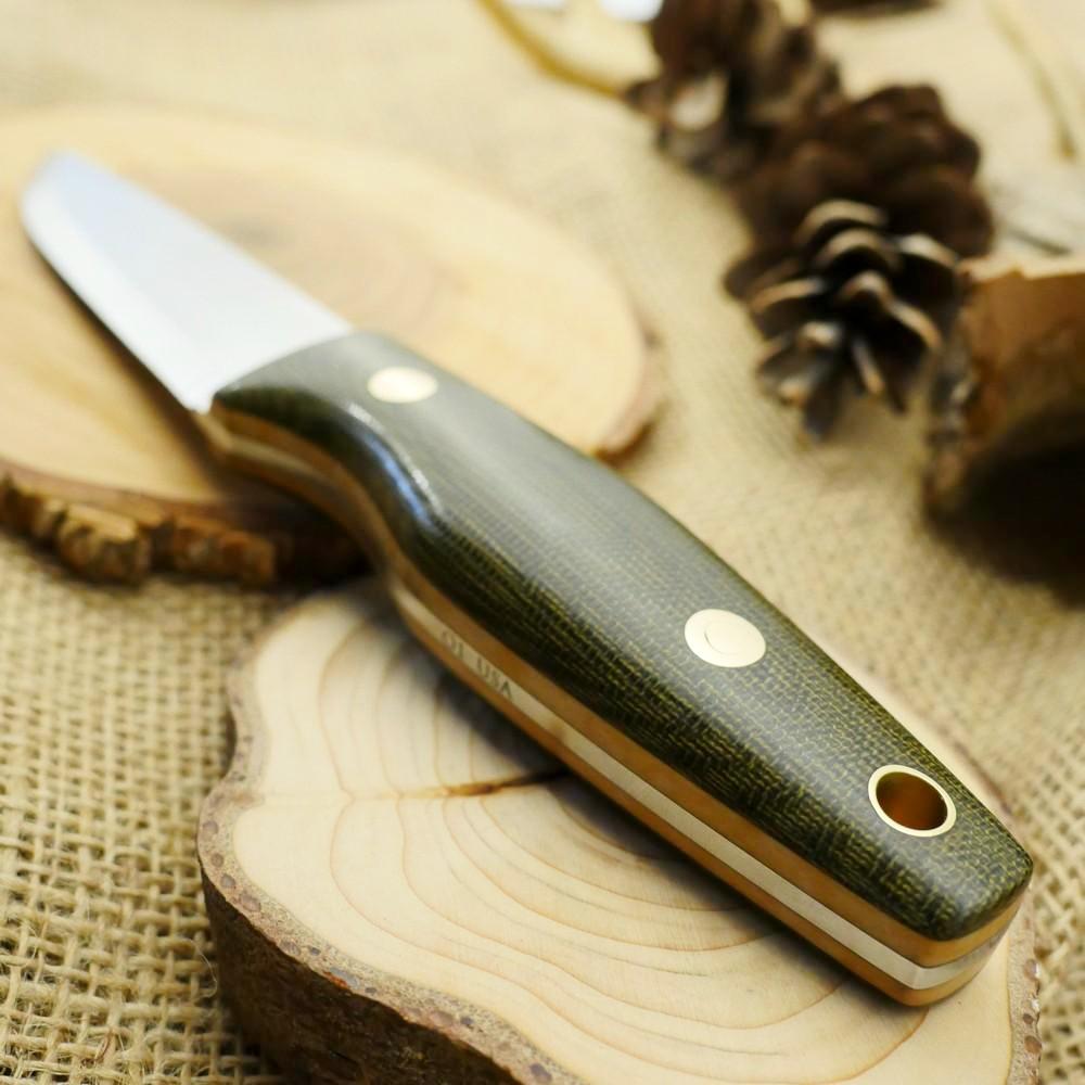 Woodsman: Green Canvas & Richlite