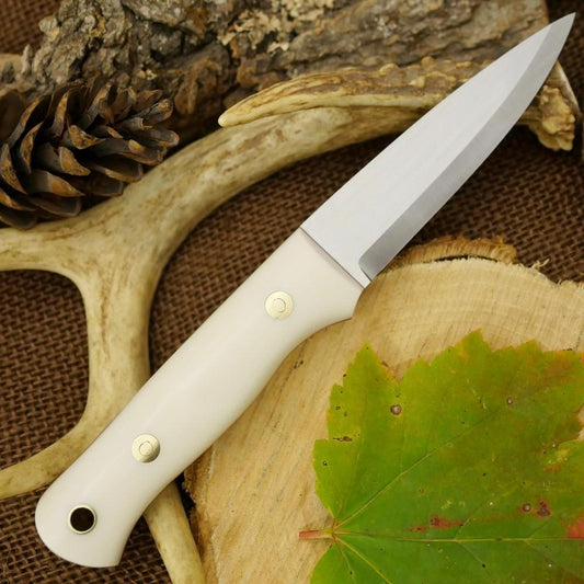 Pointy Classic: Bone Corian & Cinnamon