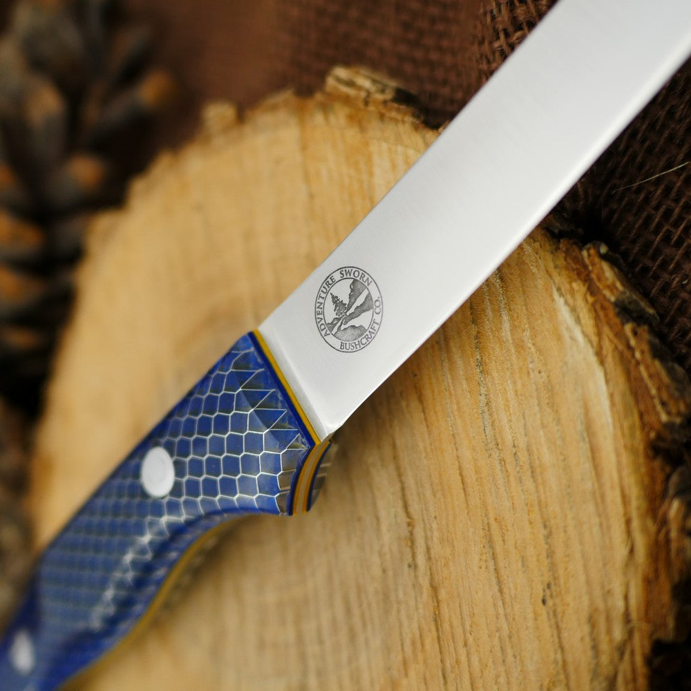 CPM 154 Fisherman: Blue C-tek & Double Liners - Adventure Sworn Bushcraft Co.