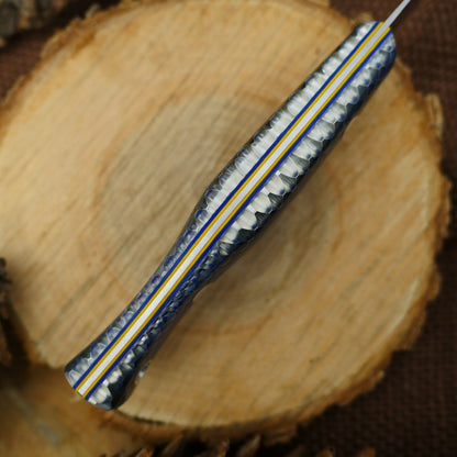 CPM 154 Fisherman: Blue C-tek & Double Liners - Adventure Sworn Bushcraft Co.