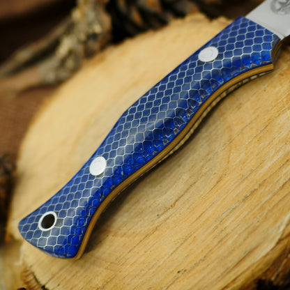 CPM 154 Fisherman: Blue C-tek & Double Liners - Adventure Sworn Bushcraft Co.