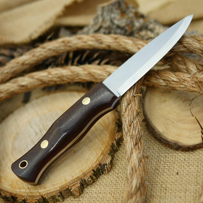 Classic: Barbwire Micarta & Maroon Canvas - Adventure Sworn Bushcraft Co.
