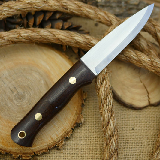 Classic: Barbwire Micarta & Maroon Canvas - Adventure Sworn Bushcraft Co.