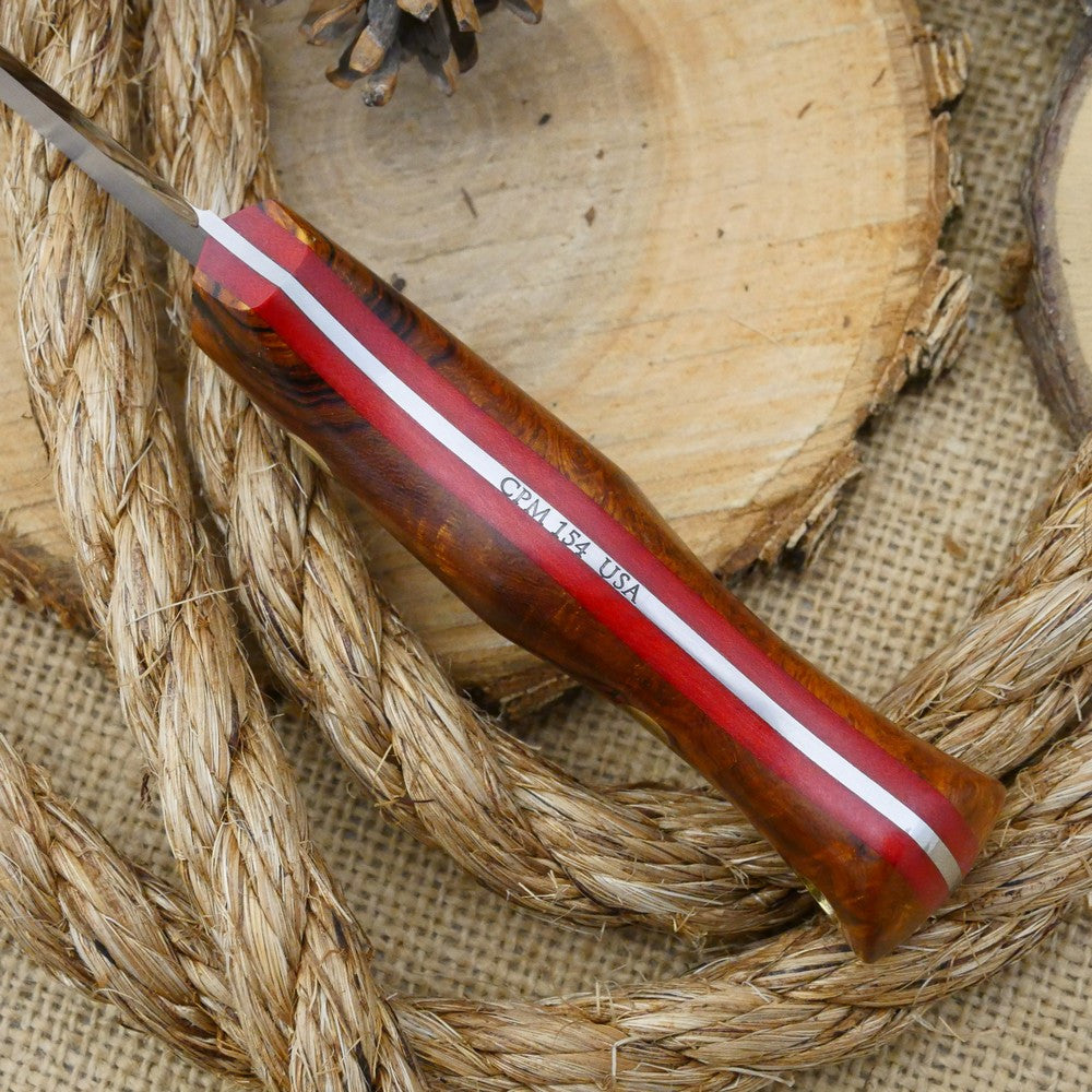 Voyageur: Ironwood Burl & Red Linen