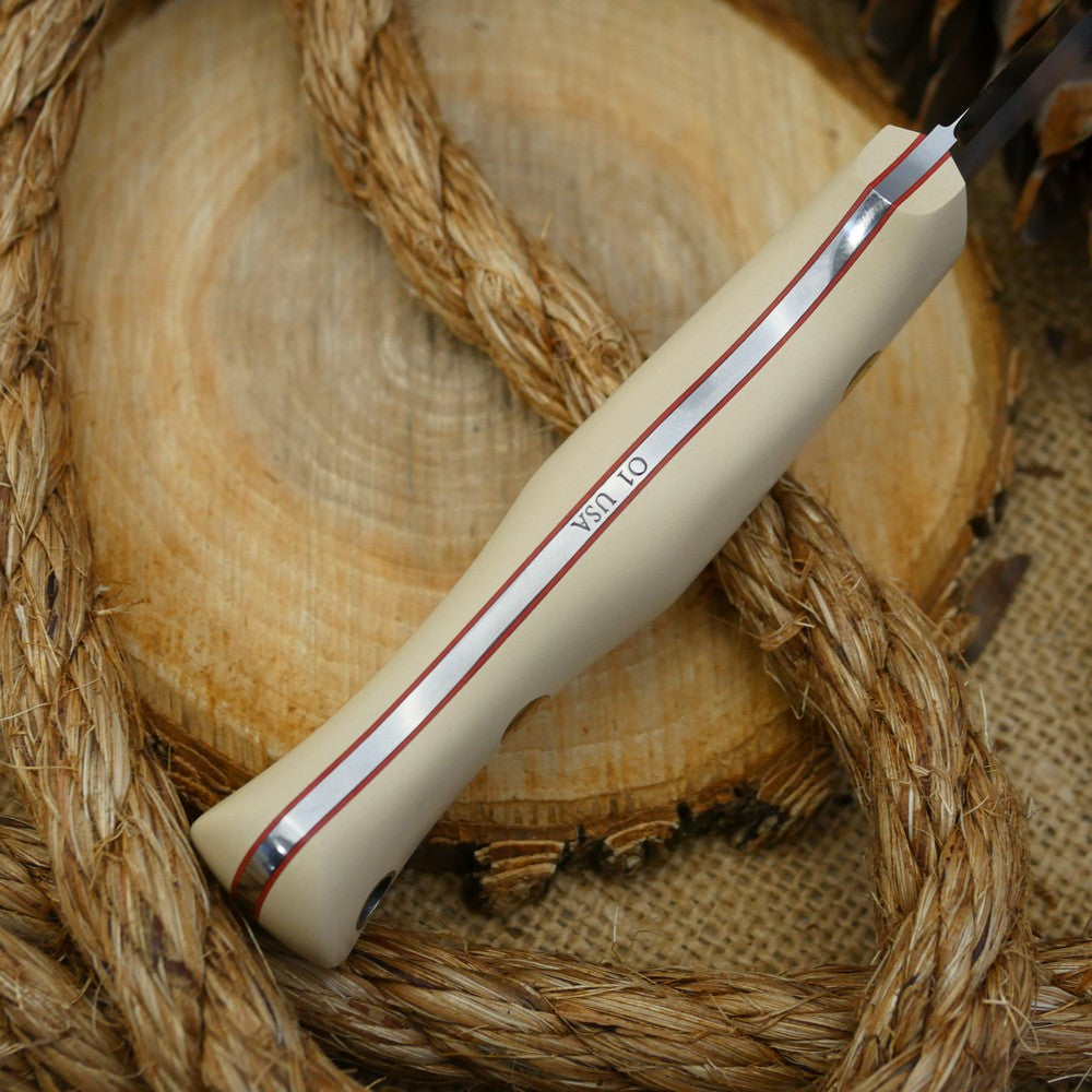 Explorer: Slim, Ivory Paper & Cinnamon Red - Adventure Sworn Bushcraft Co.