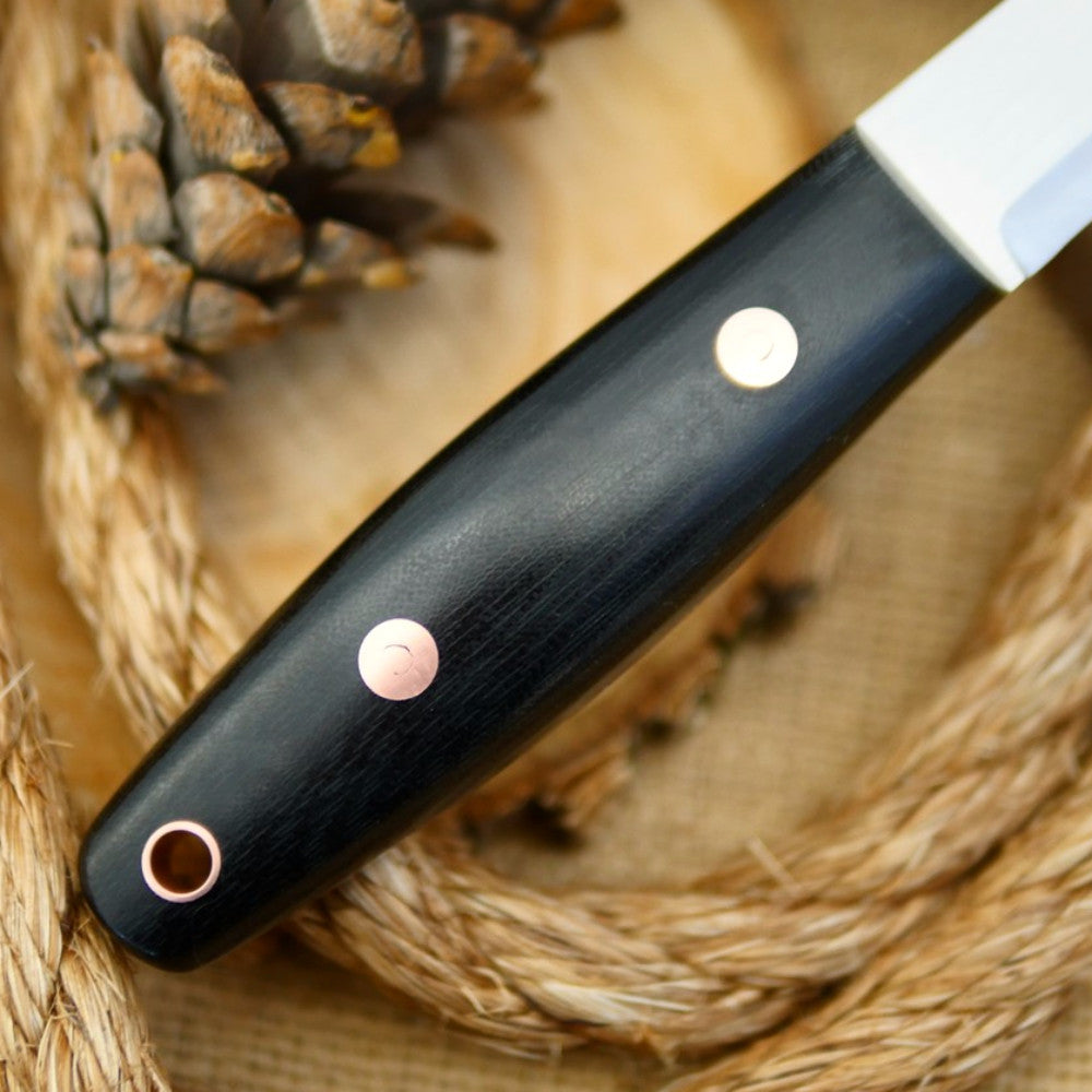 Woodsman: Black Canvas Micarta - Adventure Sworn Bushcraft Co.