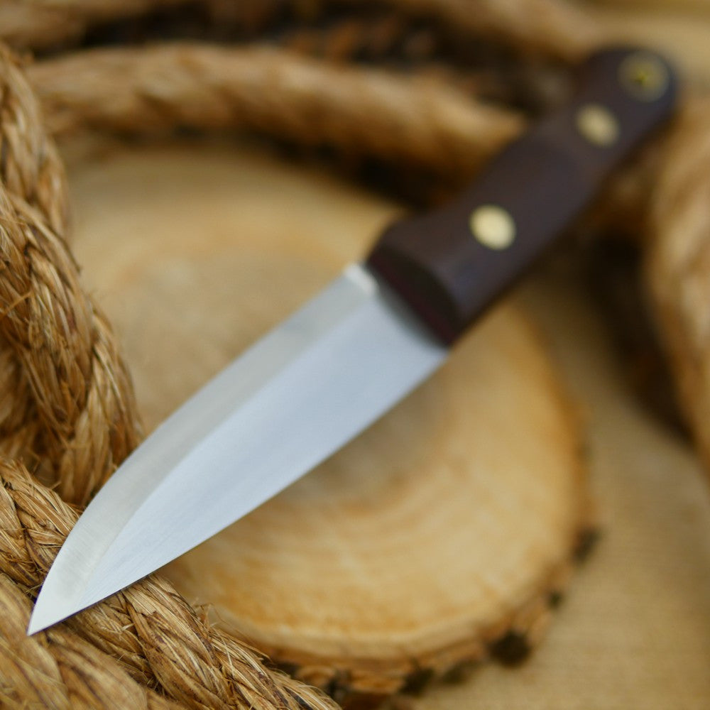 Classic: Barbwire Micarta & Maroon Canvas - Adventure Sworn Bushcraft Co.
