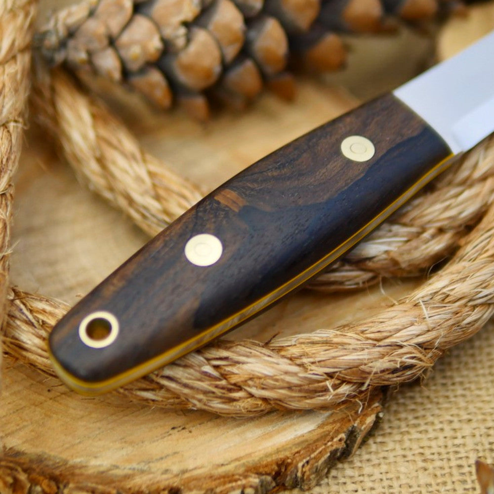 Woodsman: Ziricote and Yellow Liners - Adventure Sworn Bushcraft Co.