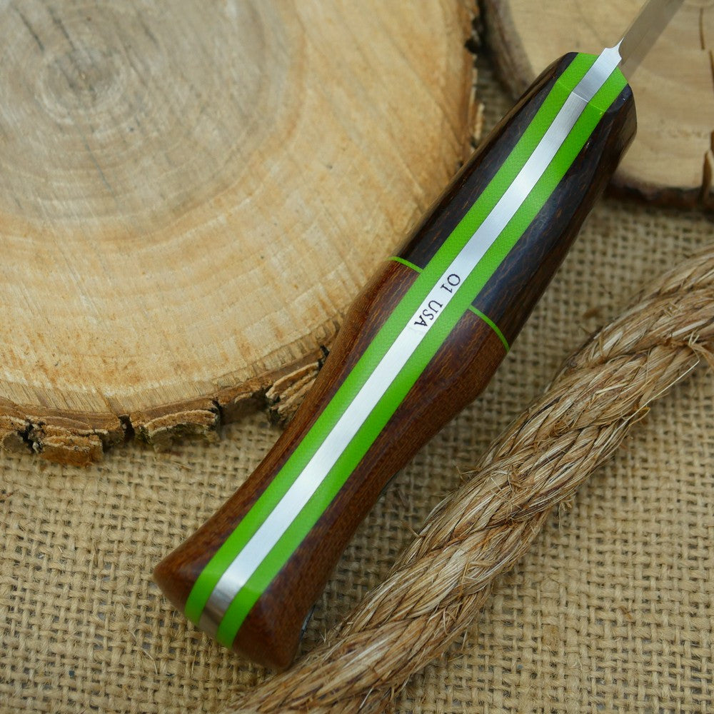 Mountaineer: Barbed Wire Bolster, Natural Canvas & Toxic Green