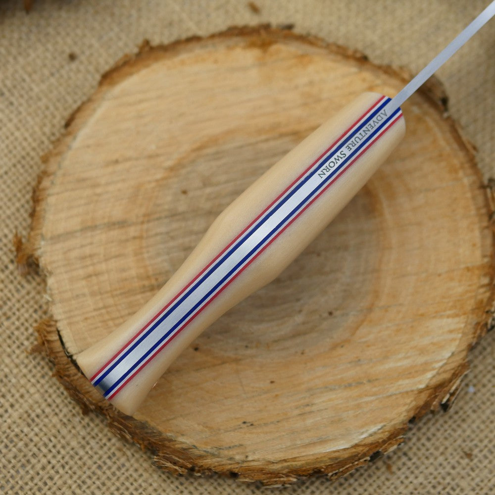 Guide: Bone Linen Micarta, Red, White, & Blue Liners - Adventure Sworn Bushcraft Co.