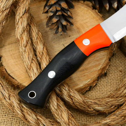 Guide: Black Canvas & Hunter Orange G10 - Adventure Sworn Bushcraft Co.